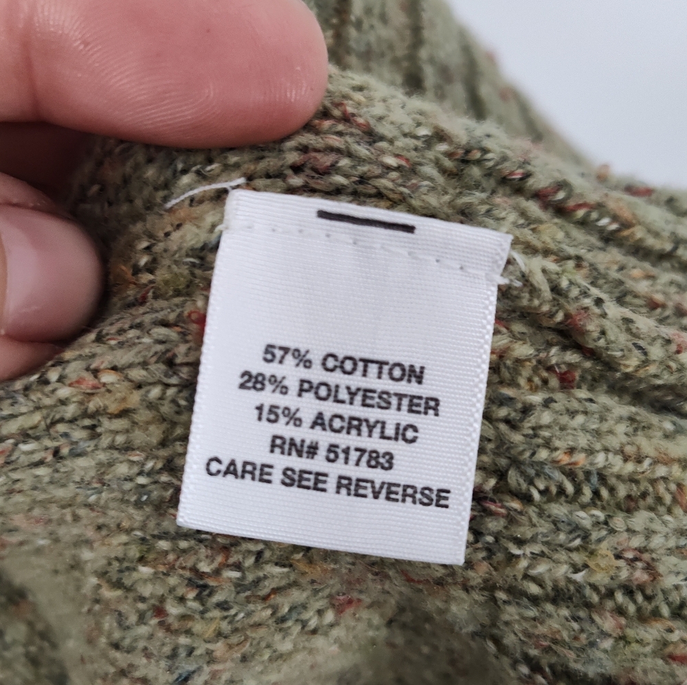 Maurices Olive Button Detail Hooded Knit Cardigan Vest Size Women's Medium - Picture 6 of 7